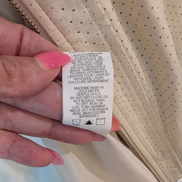 Conrad C White Perforated Jacket Sz. 14 - Picture 11 of 13